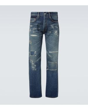 Junya Watanabe X New Manual Straight Jeans - Blau