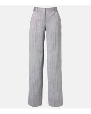 Stella McCartney Weite Hose Aus Wolle - Grau
