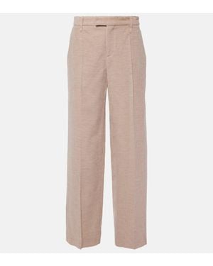 Brunello Cucinelli Straight Pants - Natural