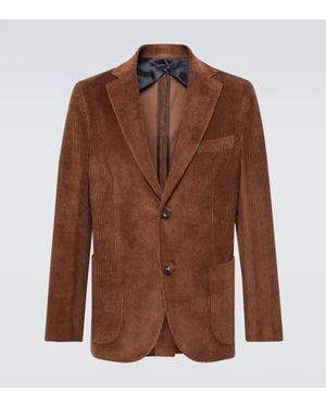 Slowear Blazer Aus Baumwoll-Cord - Braun