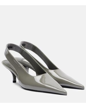 TOTEME Salones Destalonados De Charol - Metálico