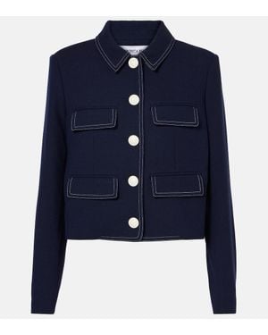 Veronica Beard Giacca Cropped Constantine - Blu