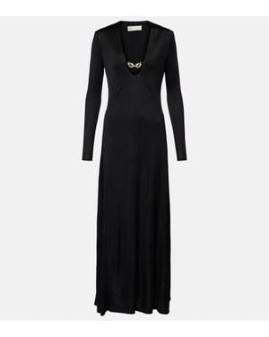 Tory Burch Dress With Decorative Appliqué - Black