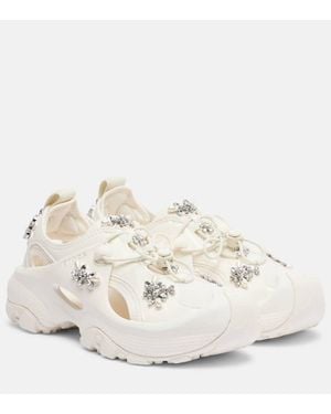 Simone Rocha X Crocs Trailbreak 2 Embellished Trainers - White