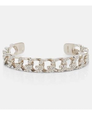 Givenchy Bracciale G Con Cristalli - Metallizzato