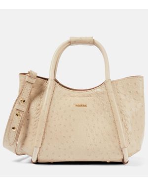 Max Mara Tote Marine Medium aus Leder - Natur