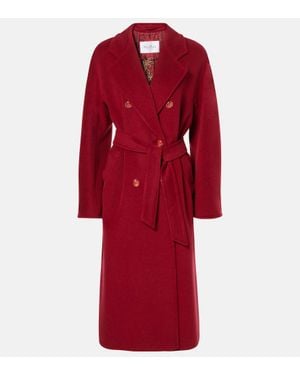 Max Mara Mantel Ticino Aus Wolle Und Kaschmir - Rot