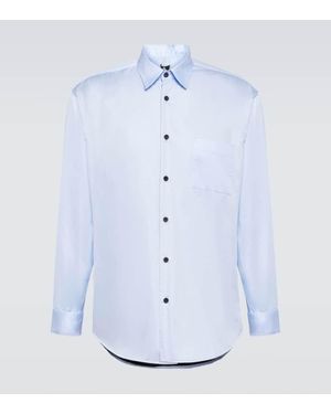GR10K Cotton Poplin Shirt - Blue