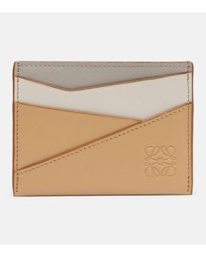 Loewe Kartenetui Puzzle Aus Leder - Natur
