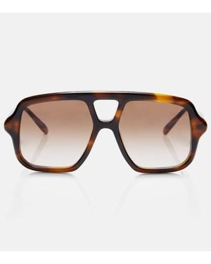 Loewe Aviator-Sonnenbrille Slim - Braun