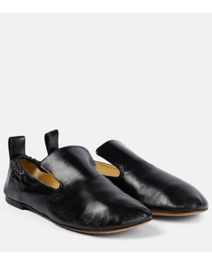 Proenza Schouler Slip-Ons Glove Aus Leder - Schwarz