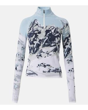 Perfect Moment Ski-Baselayer - Blau