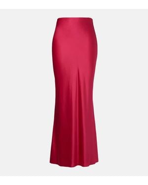 The Sei Maxirock Bias Aus Seidensatin - Rot
