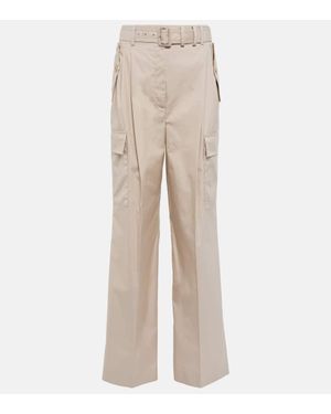 パンツ PRADA Sand Cotton Wide-Leg Pant Prada Men's Wide-Leg Cotton Chino Pants | Neiman Marcus
