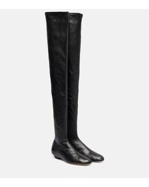 KHAITE Botas Mosqueteras Apollo De Piel - Negro