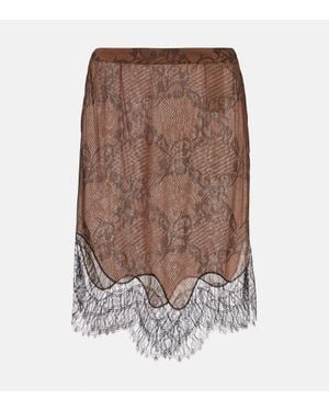 Tom Ford Minigonna Ramage Tattoo - Marrone