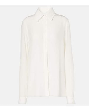 Costarellos Keltie Crepe De Chine Shirt - White