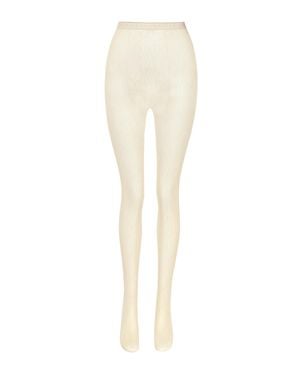 Gucci Strumpfhose mit GG-Muster - Weiß