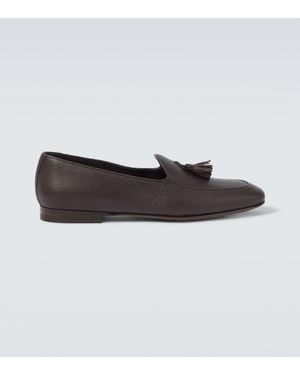 Manolo Blahnik Loafers Lennox Aus Leder - Braun