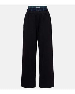 Acne Studios Weite Hose Aus Baumwolle - Blau