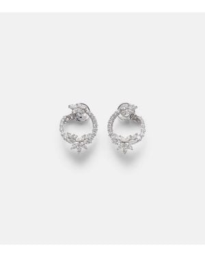 YEPREM Ohrringe Y-Not Aus 18Kt Weissgold Mit Diamanten - Weiß