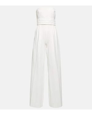 Max Mara Aderire Jersey Jumpsuit - White