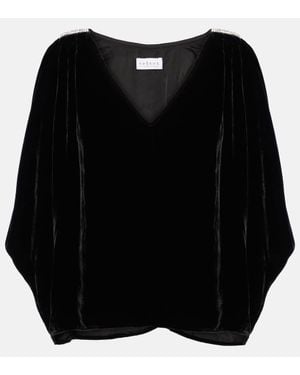 Velvet Adelle Top - Black