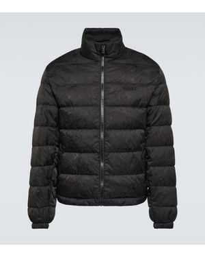 Versace Barocco Jacquard Puffer Jacket - Black