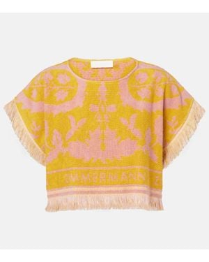 Zimmermann Top Cropped Wylie - Giallo