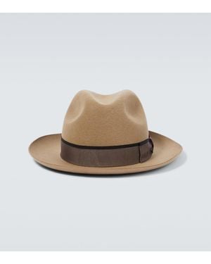 Borsalino Fedora in lana - Neutro
