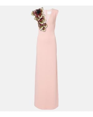 Costarellos Crepe Gown - Pink