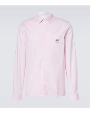 Prada Hemd Aus Baumwolle - Pink