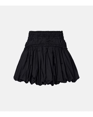 Ulla Johnson Nicolette Cotton Miniskirt - Black