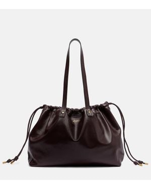 Isabel Marant Sac Silven Large En Cuir - Noir