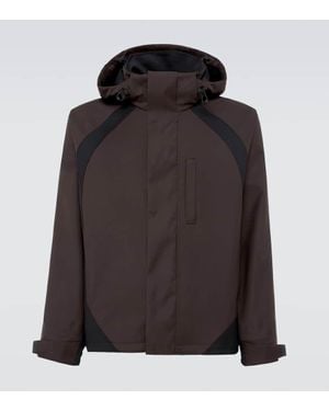 Loro Piana Paneled Wool-Blend Jacket - Black