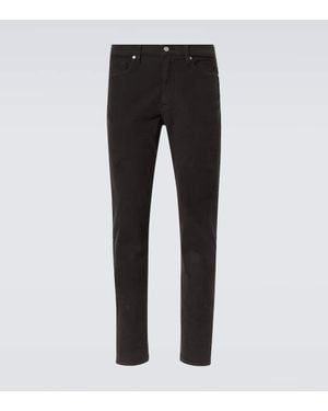 FRAME Hose L'Homme Slim Aus Baumwoll-Cord - Schwarz