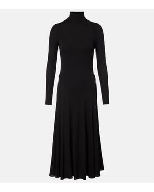 Alaïa Cutout Midi Dress - Black