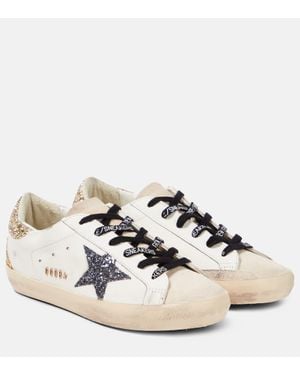 スニーカー Golden  Sneakers Super Star White Black Wisteria Golden Goose Sneakers Super Star white/black/wisteria