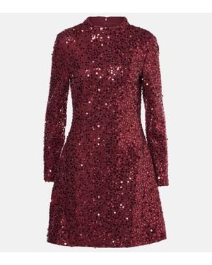 Jonathan Simkhai Safia Sequined Minidress - Red