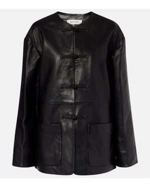 Rohe Leather Jacket - Black