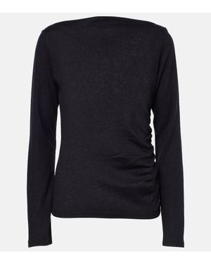 Max Mara Pullover Novella Aus Kaschmir Und Wolle - Blau