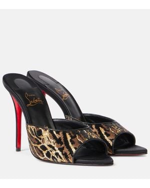Christian Louboutin Mules Miss Z 100 - Nero