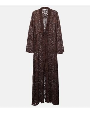 Alexandra Miro Cover-Up Betty Aus Spitze - Lila