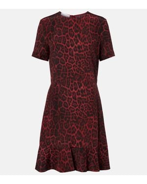 Stella McCartney Stella Iconics Silk Cady Minidress - Red