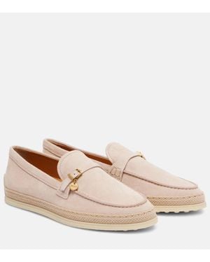 Tod's Mocassins En Daim - Rose
