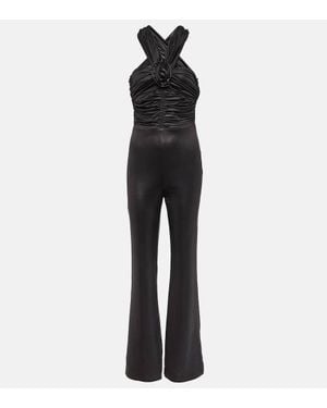 ROTATE BIRGER CHRISTENSEN Mono De Jersey Con Hombros Descubiertos - Negro