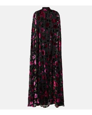 Rodarte Devore Velvet Gown - Black