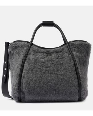 Max Mara Tmarin Small Teddy Tote Bag - Black