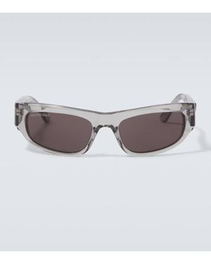 Balenciaga Eckige Sonnenbrille - Grau