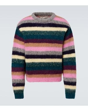 ERL Pullover Aus Einem Alpakawollgemisch - Blau